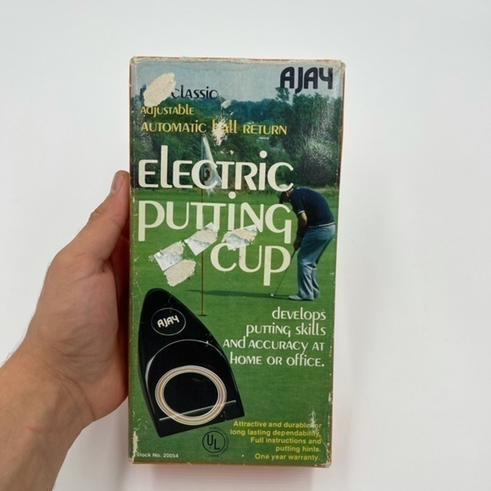 🏌️‍♂️🏌️‍♀️ Brand NEW! Vintage Electric Putting Cup Golf